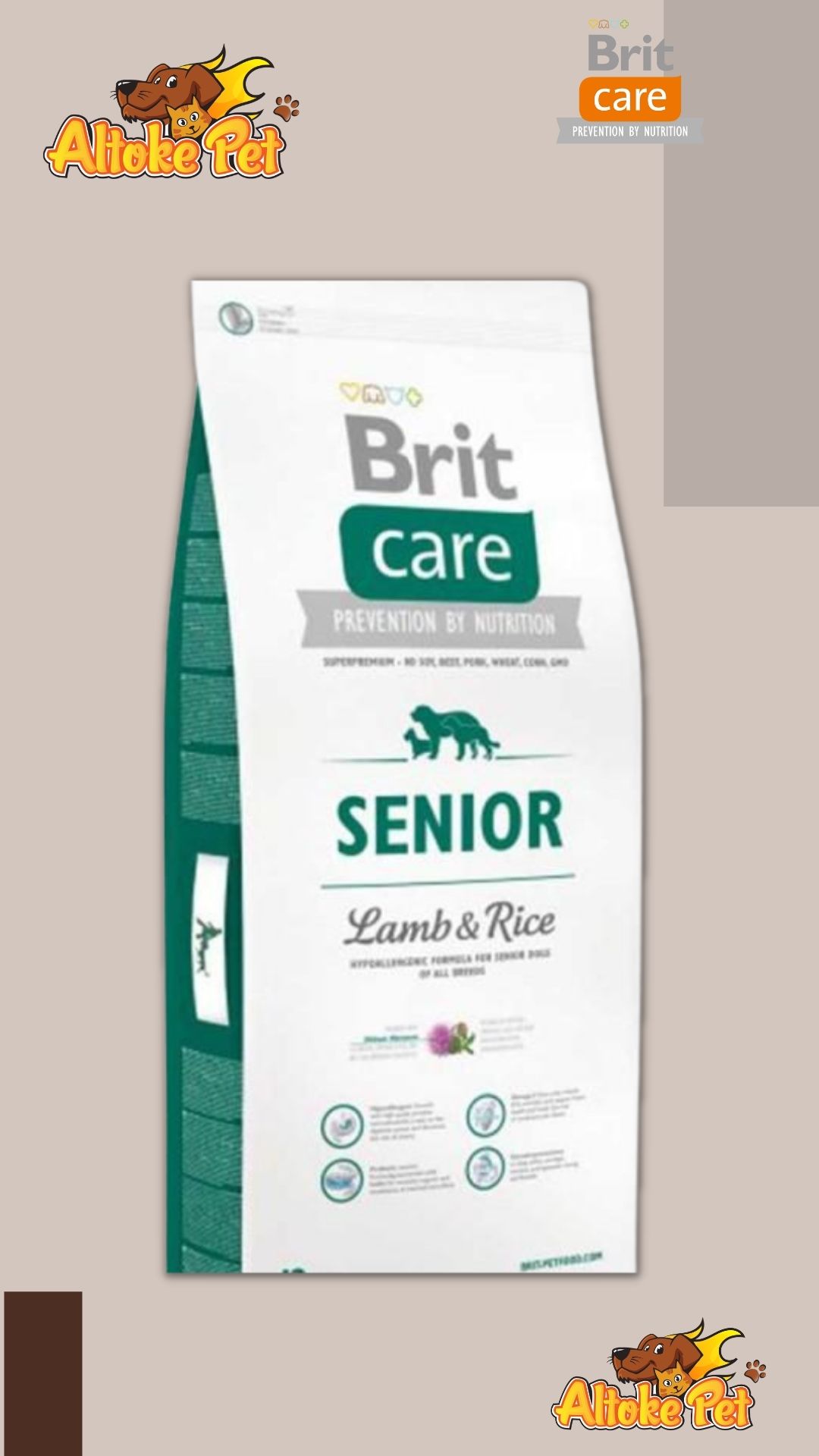 Brit Care Senior Cordero 3 - 12 Kg