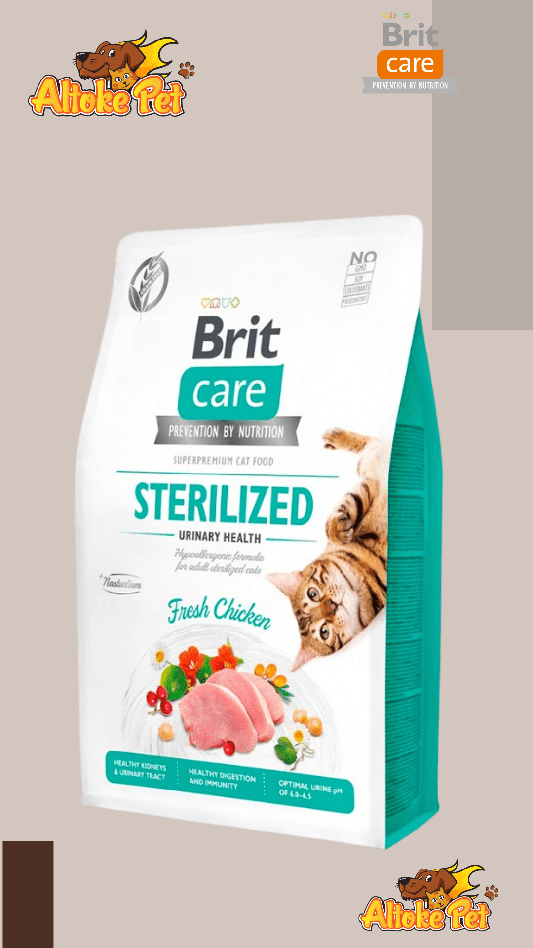 Brit Care Cat Sterilized Urinary 2 - 7 Kg