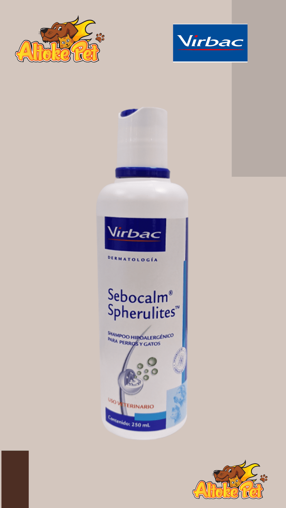 Shampoo Virbac Sebocalm