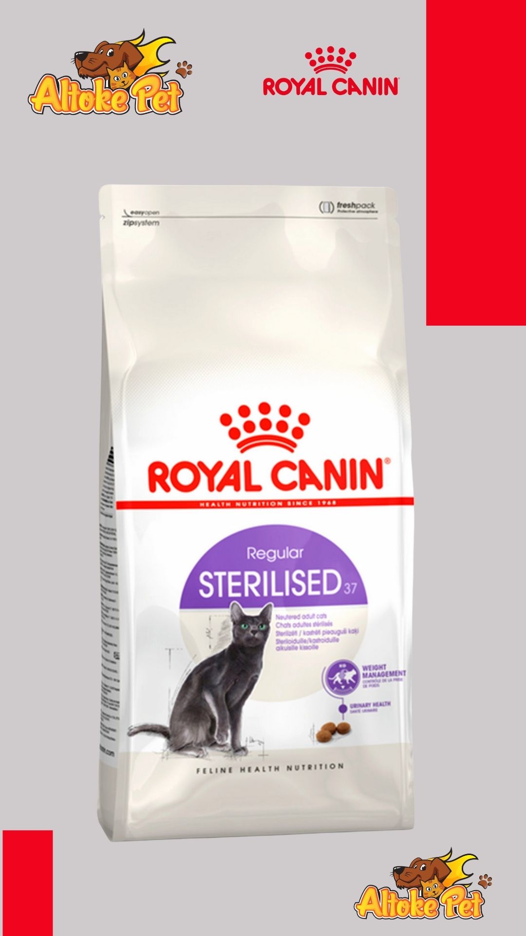 Royal Canin Gatos Sterilised  2 - 10Kg