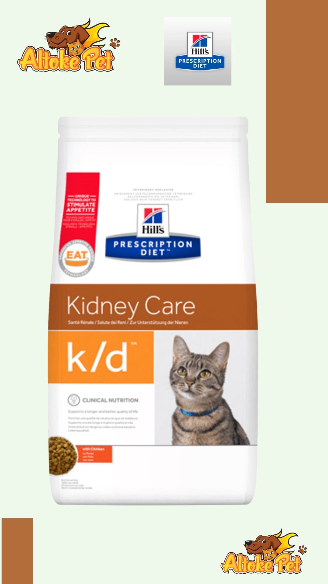 Hill's PD Kidney Care k/d Feline 1.8 Kg